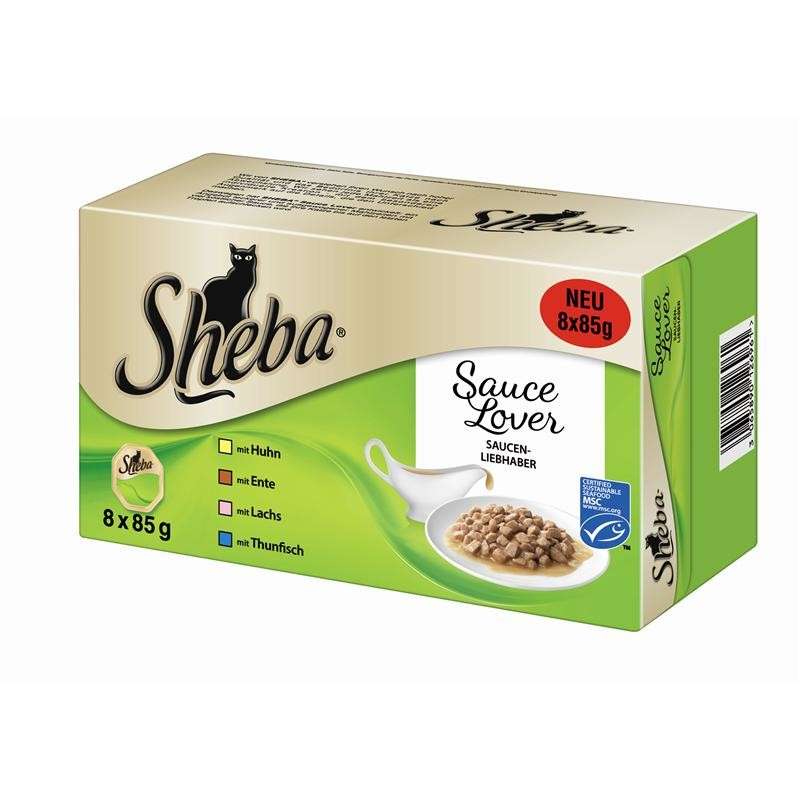Sheba Sauce Lover Multipack 8x85 g