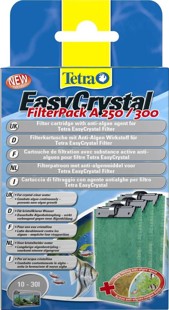 Tetra EasyChrystal FilterPack met AlgoStop 250/300 10-30L 10-30 l met korting aantrekkelijk en goedkoop kopen