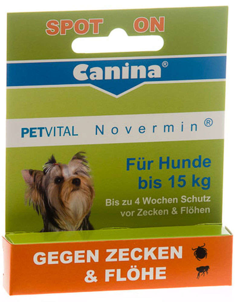 Canina Pharma Petvital Novermin per cani di taglia piccola 2 ml acquista comodamente