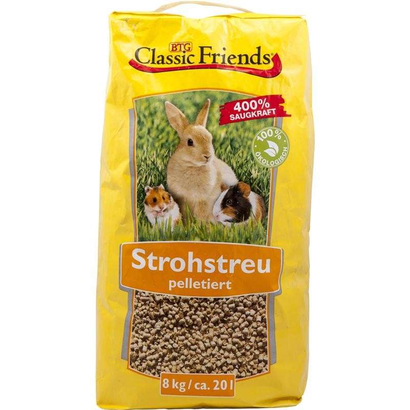 Classic Friends Straw Litter in pellets 20 l osta edullisesti