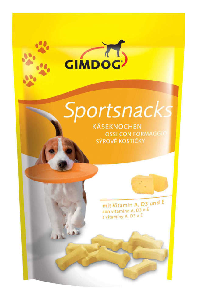 GimDog Sport Snacks Käseknochen 50 g Kauknochen für Hunde