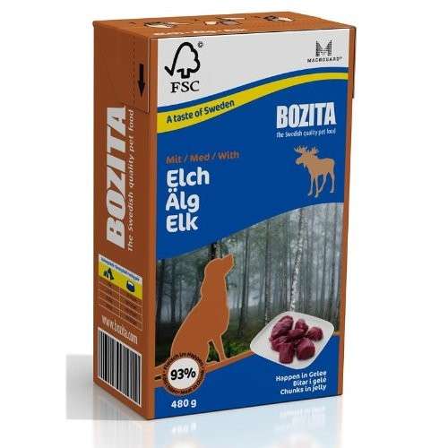 Bozita Tetra Dog Eland 16x480 g