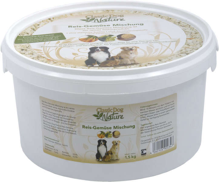 Classic Dog Natural Rice and Vegetable Mixture 1.5 kg osta edullisesti