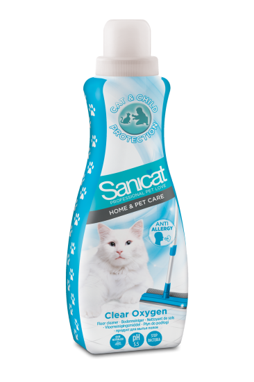 Clear Oxygen Floor Cleaner 1 l af Sanicat køb rimeligt og favoribelt med rabat