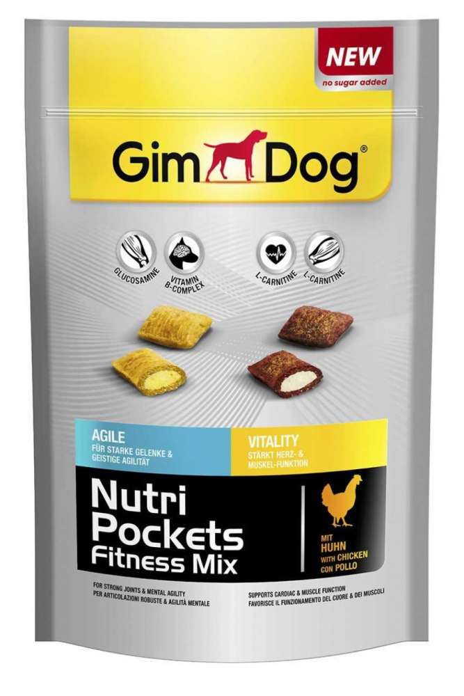 GimDog Nutri Pockets Fitness Mix 150 g