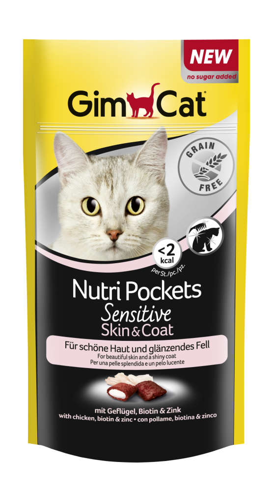 GimCat Nutri Pockets Sensitive Skin & Coat 50 g