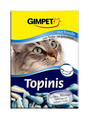 GimPet Topinis con trucha 75 pzs