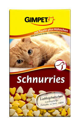 GimPet Schnurries - vitamin deliCatesse med taurin smagfuldt fjerkræ