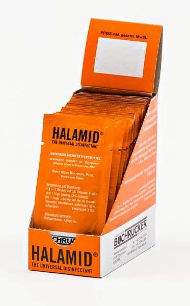 Halamid Disinfection Counter Display 20x500 ml från Happy Horse köp billiga på nätet