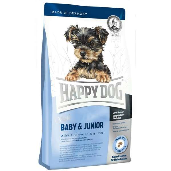 Happy Dog Supreme Mini Baby & Junior 4 kg, 300 g, 1 kg