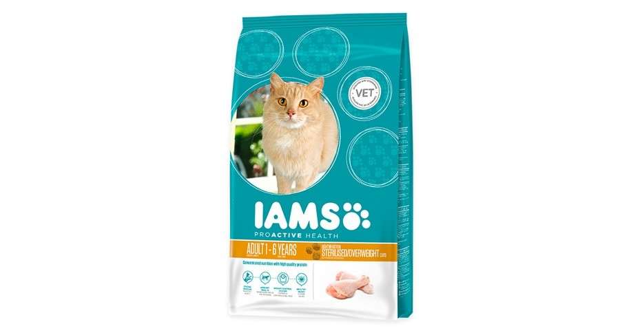 Iams Adult Fedtfattig med meget Kylling 2.55 kg