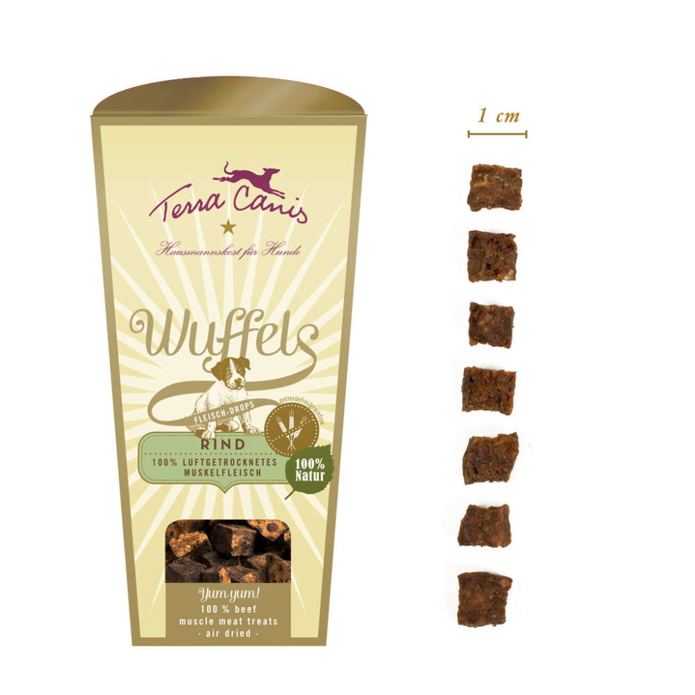 Terra Canis Wuffels: Mager Spiervlees van Rund 150 g