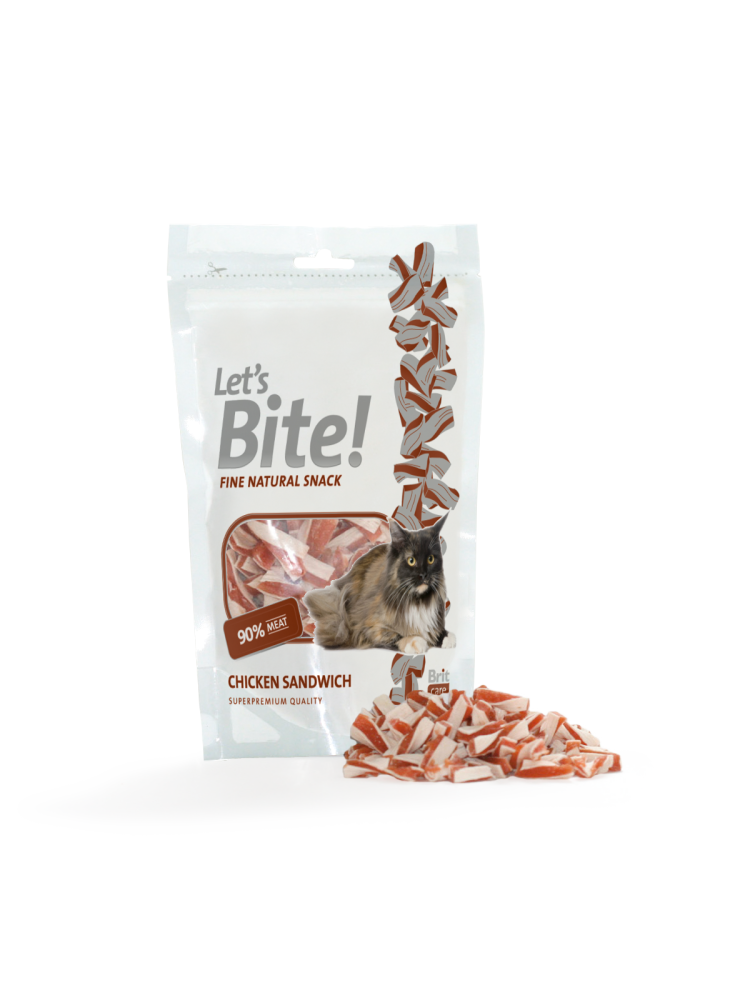 Let´s Bite Chicken Sandwich 80 g kjøp billig med rabatt