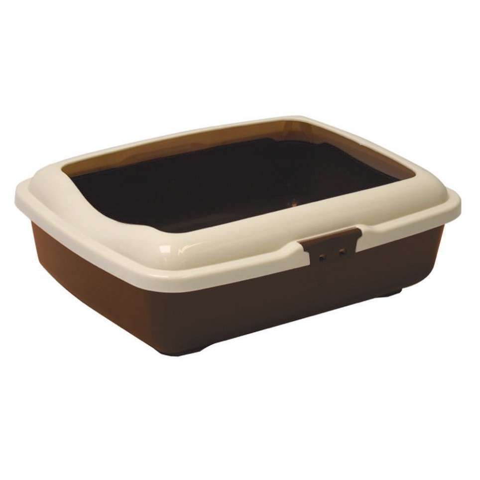 Marchioro Bandeja multiusos Goa 1C Maron - beige 12x27x37 cm