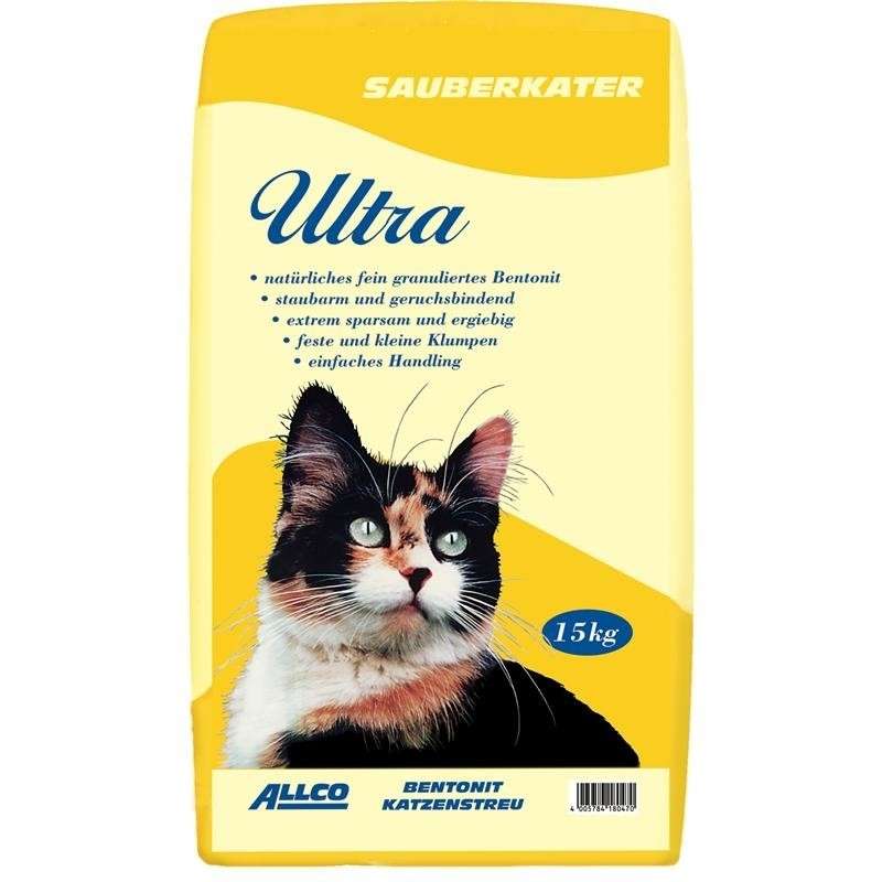 ALLCO Gato limpio Ultra - Bentonita fina 15 kg