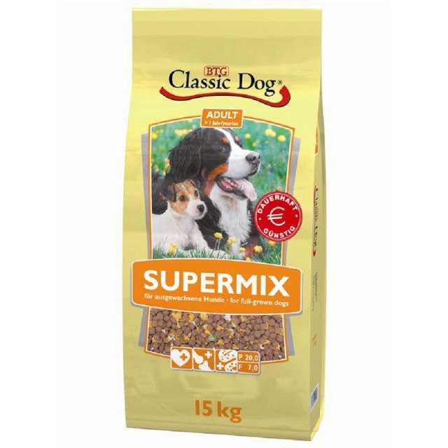 Classic Dog Supermix 15 kg kjøp billig med rabatt