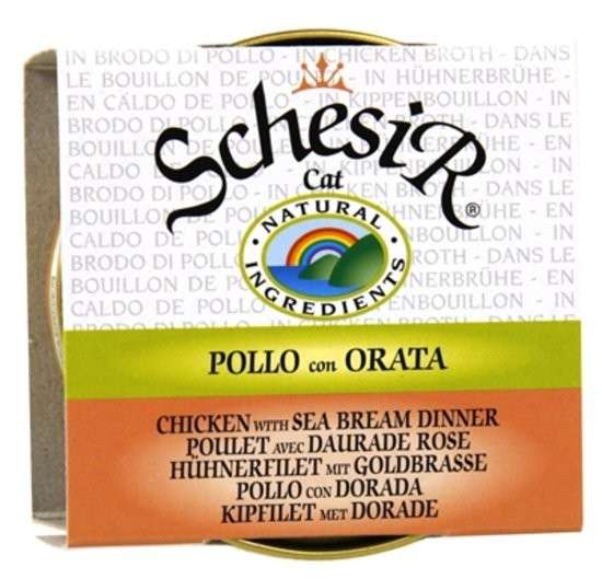 Schesir In Broth - tonnikala & kultaotsa-ahven 14x70 g osta edullisesti
