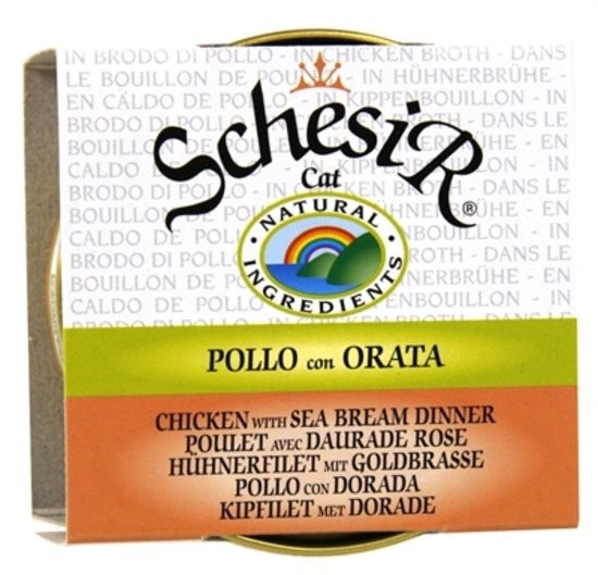 Schesir In Broth - tonnikala & kultaotsa-ahven 14x70 g osta edullisesti