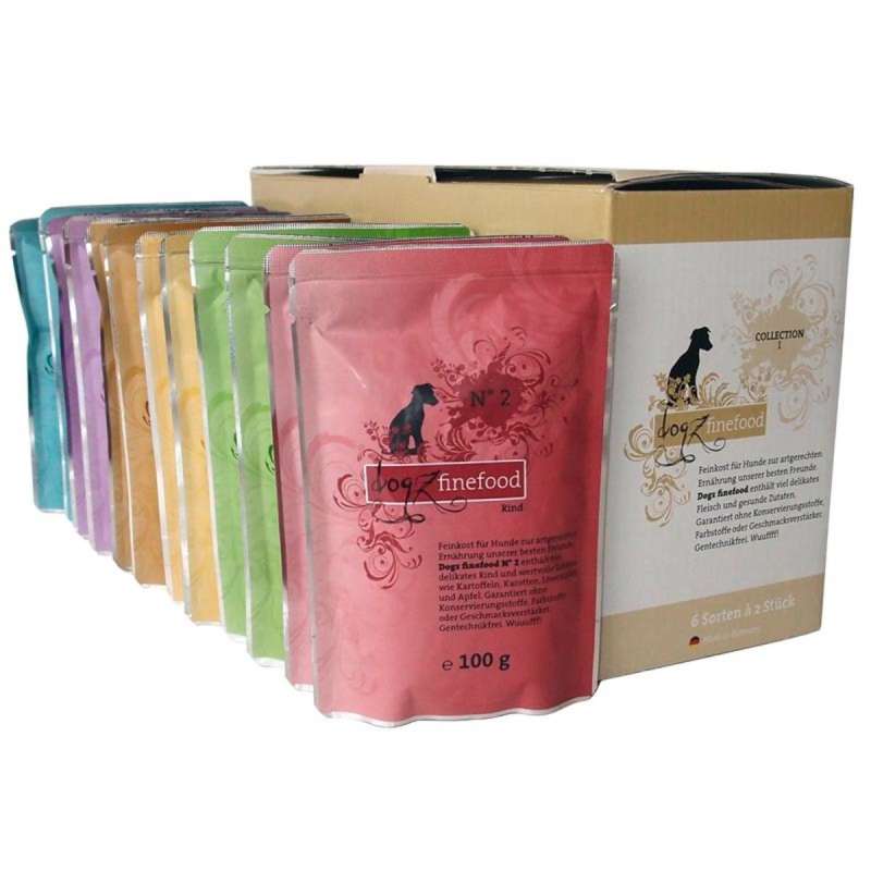 Dogz Finefood Multipack Sachets fraicheurs 12x100 g
