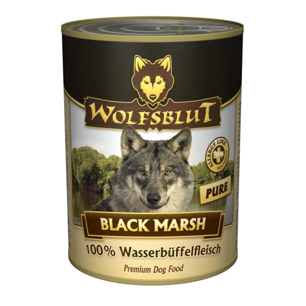 Wolfsblut Black Marsh Pure carne de búfalo 395 g
