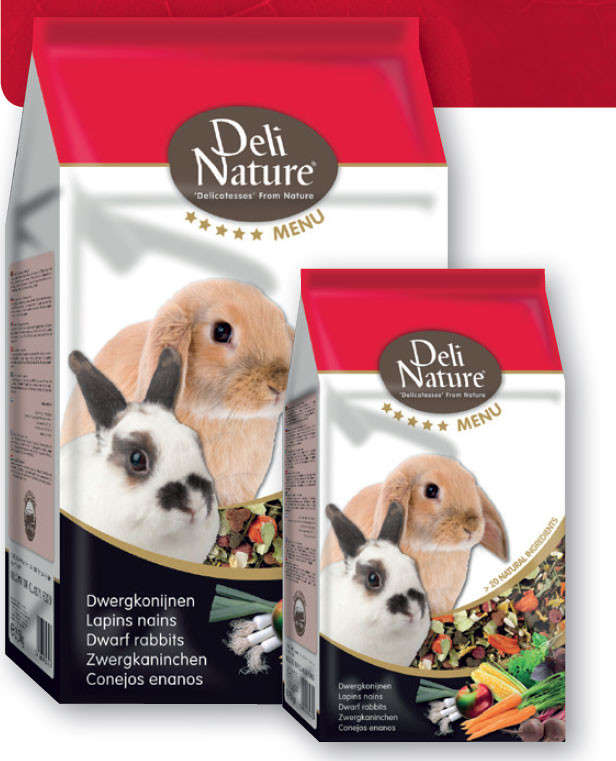Deli Nature 5 Star menu - Dwarf rabbits 2.5 kg