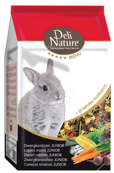 5 Star menu - Zwergkaninchen Junior von Deli Nature 2.5 kg online günstig kaufen