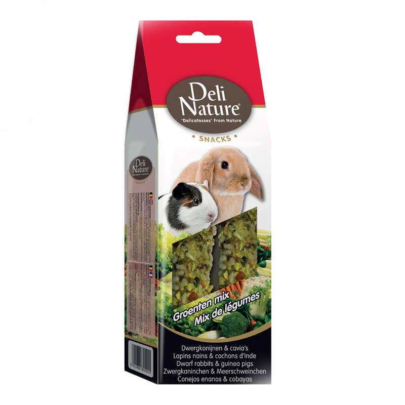 Zwergkaninchen & Meerschweinchen Gemüse Mix von Deli Nature 80 g online günstig kaufen