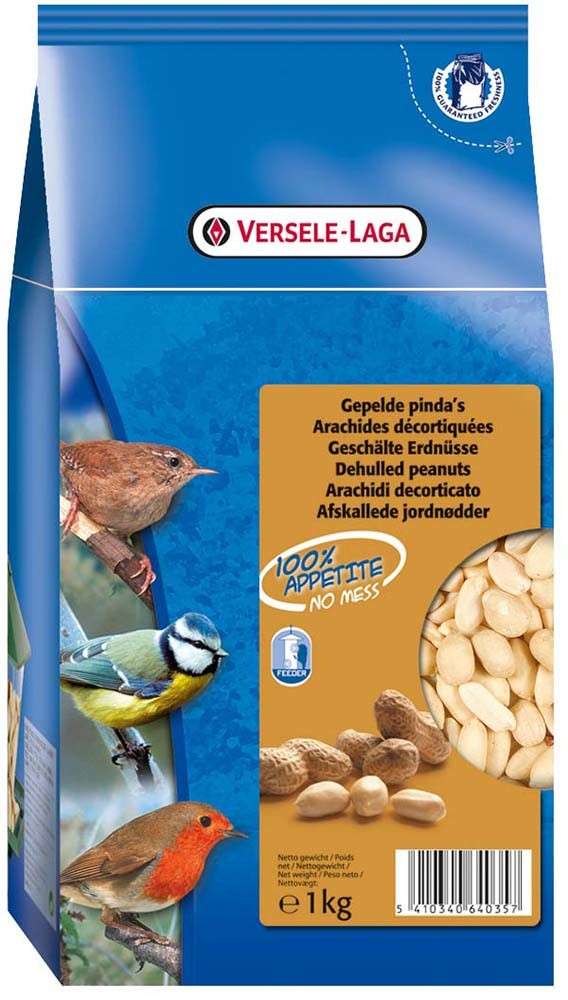 Versele Laga Gepelde pinda´s 1 kg met korting aantrekkelijk en goedkoop kopen