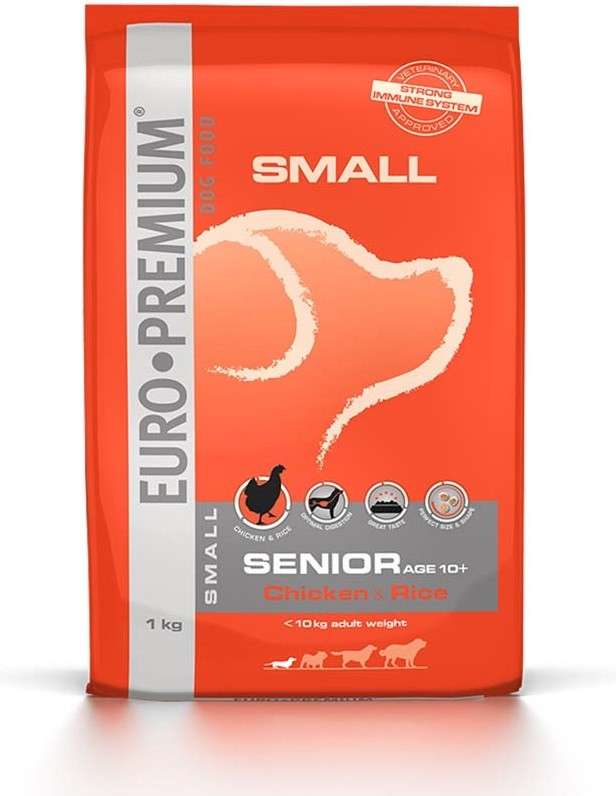 EURO-PREMIUM Small Senior Kip & Rijst 1 kg