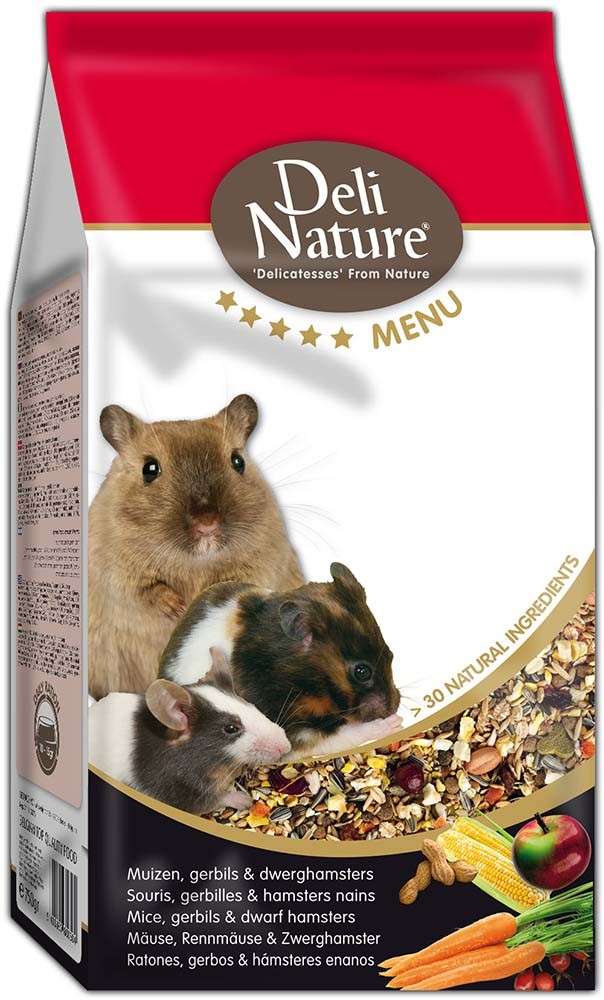 5 Star menu - Mäuse, Rennmäuse und (zwerg) Hamster von Deli Nature 750 g online günstig kaufen