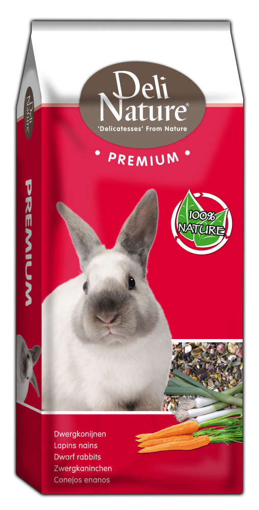 Premium - Zwergkaninchen von Deli Nature 15 kg online günstig kaufen