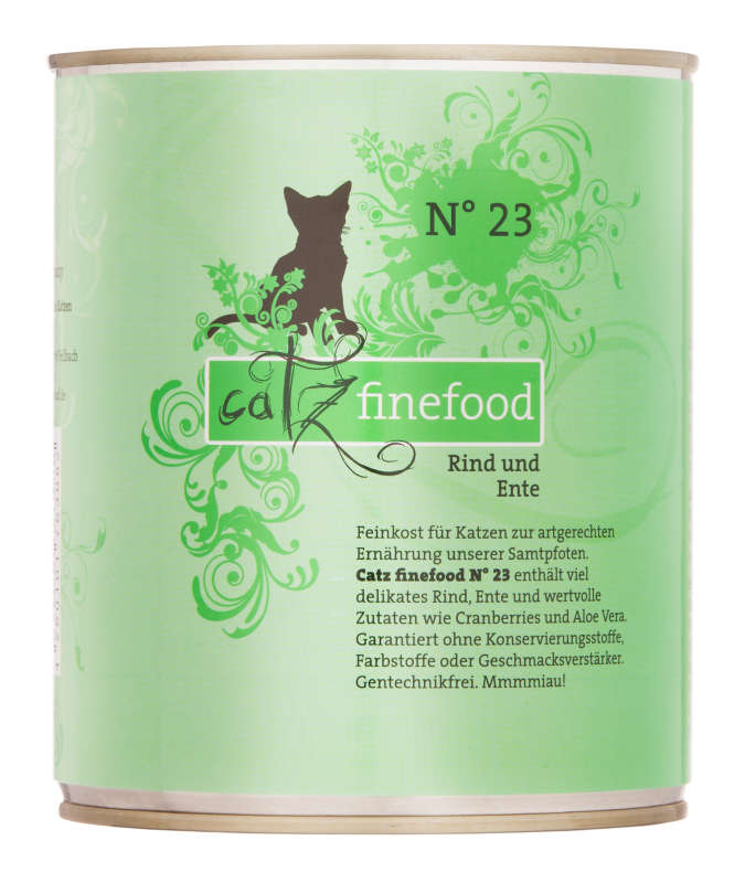 Catz Finefood No.23 Carne de vacuno y Pato 85 g, 800 g, 400 g, 200 g