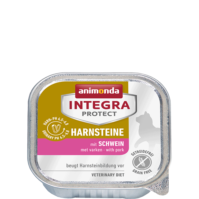 Animonda Integra Protect Harnsteine Diätfutter für Katzen mit Schwein