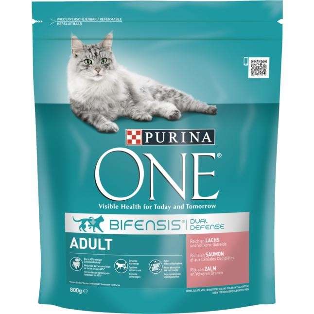 Purina One Bifensis Adult - Runsaasti Lohta 3 kg, 800 g, 1.5 kg, 6x1.5 kg osta edullisesti
