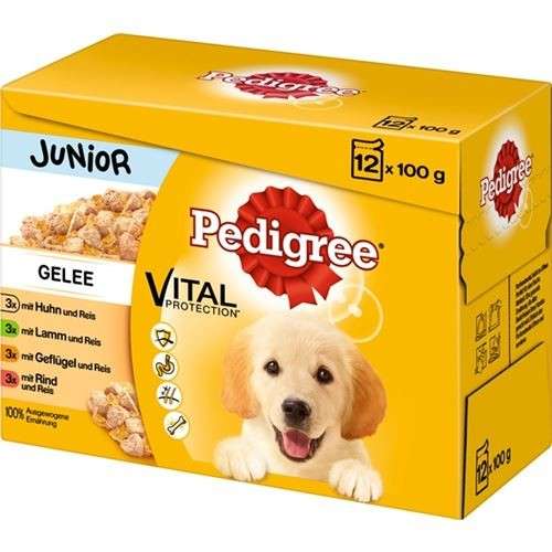 Pedigree Multipack Maaltijdzakjes Junior Gelee 12x100 g