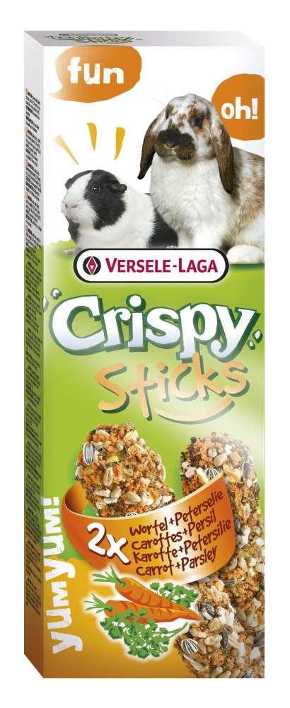 Crispy Sticks Kaninchen/Meerschweinchen Karotte & Petersilie von Versele Laga 110 g online günstig kaufen