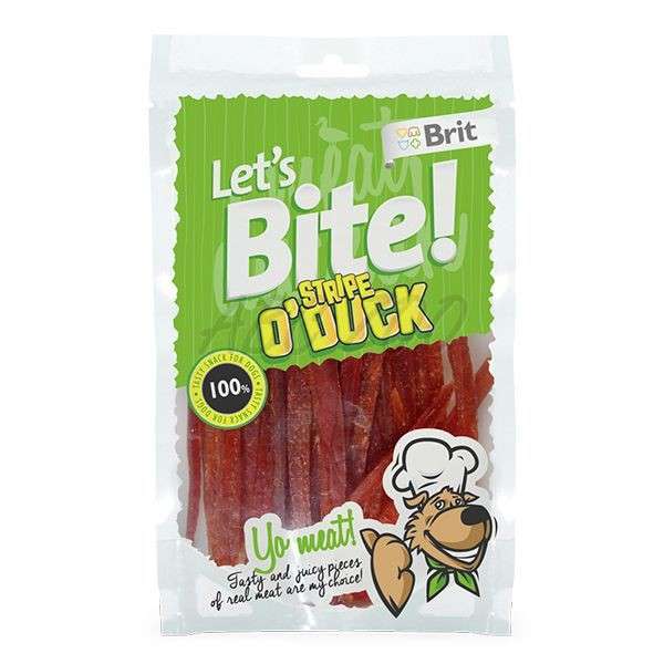 Brit Let's Bite Stripe o´Duck 80 g