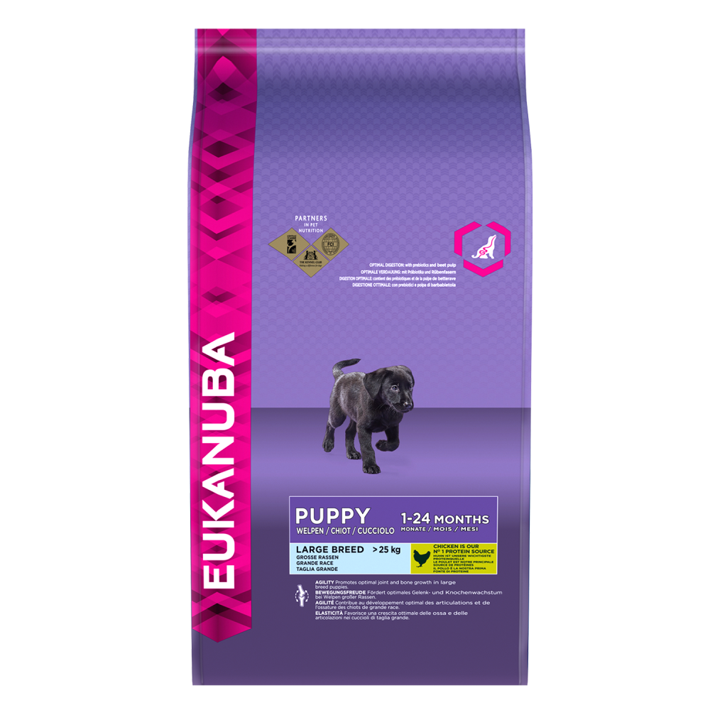 Eukanuba Puppy Razas Grandes con Pollo 15 kg