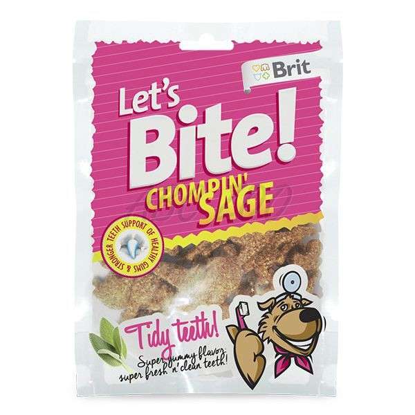 Brit Let's Bite Chompin‘ Sage 150 g køb rimeligt og favoribelt med rabat