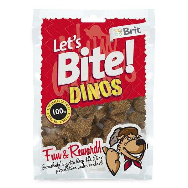 Brit Let's Bite Dinos 150 g