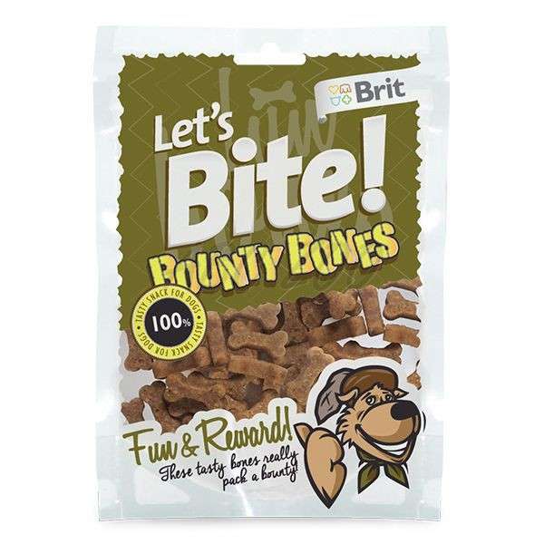 Brit Lets Bite Bounty Bones 150 g køb rimeligt og favoribelt med rabat