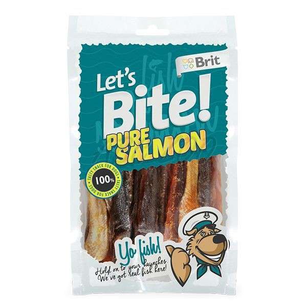 Brit Let's Bite - Pure Salmon 80 g