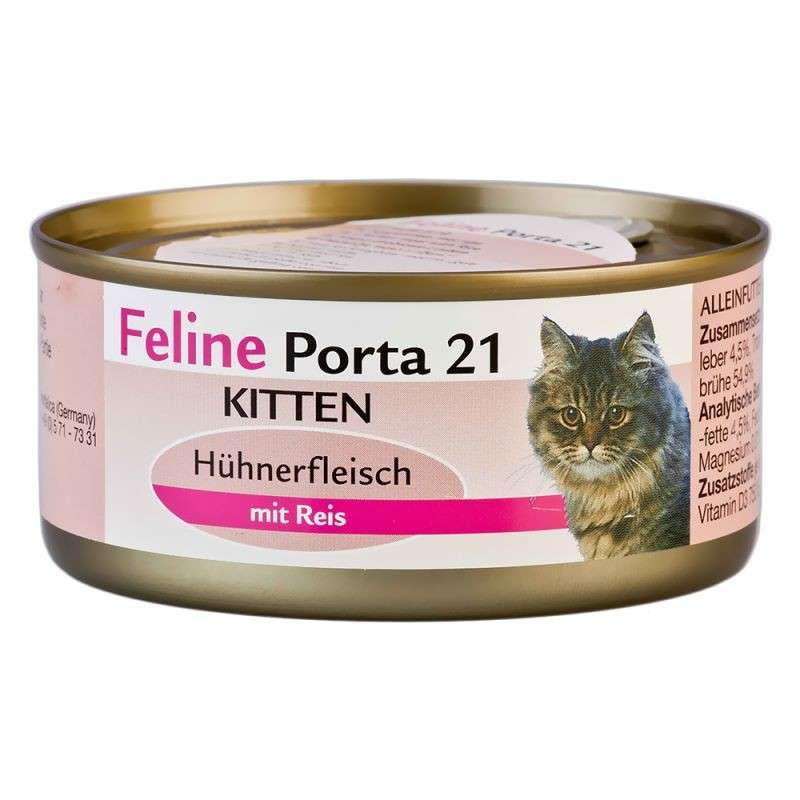 Feline Porta 21 Kitten Chicken with Rice 90 g