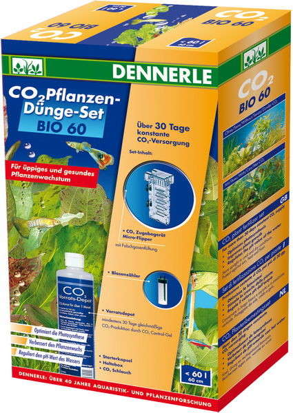 Dennerle CO2 - Plantenbemestingsset BIO 60 met korting aantrekkelijk en goedkoop kopen