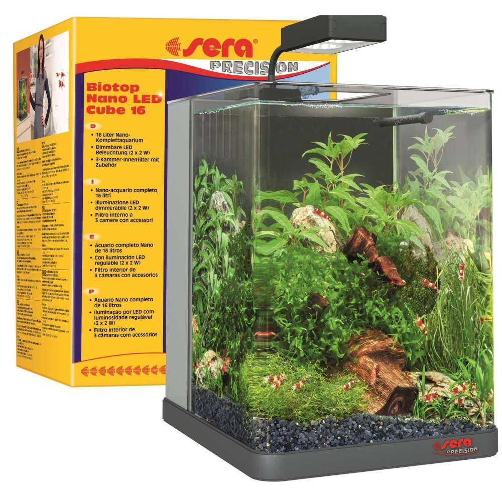 Sera Biotop Nano LED Cube 16 16 l