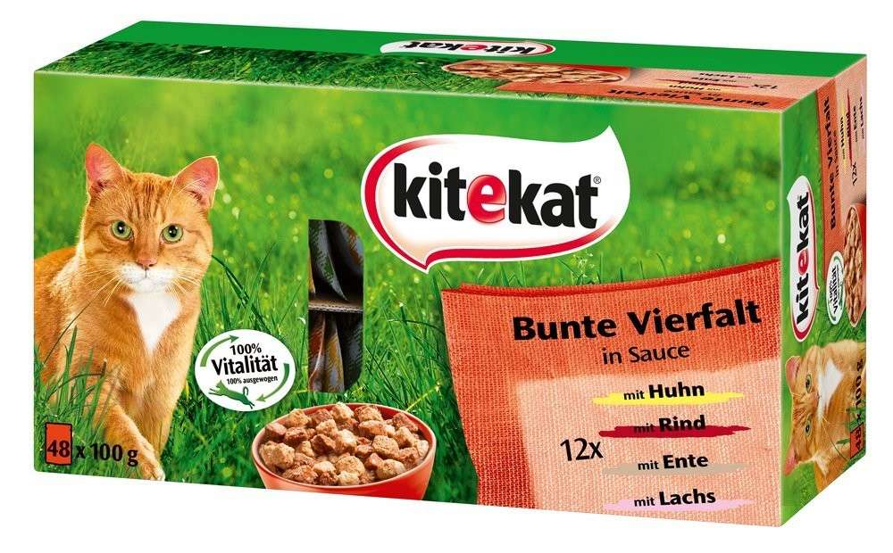 Kitekat Colorida Diversidad en Salsa 48x100 g