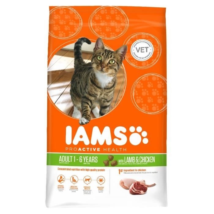 Iams Adult Lammasta ja Kanaa 1.5 kg, 10 kg, 3 kg, 300 g, 15 kg osta edullisesti