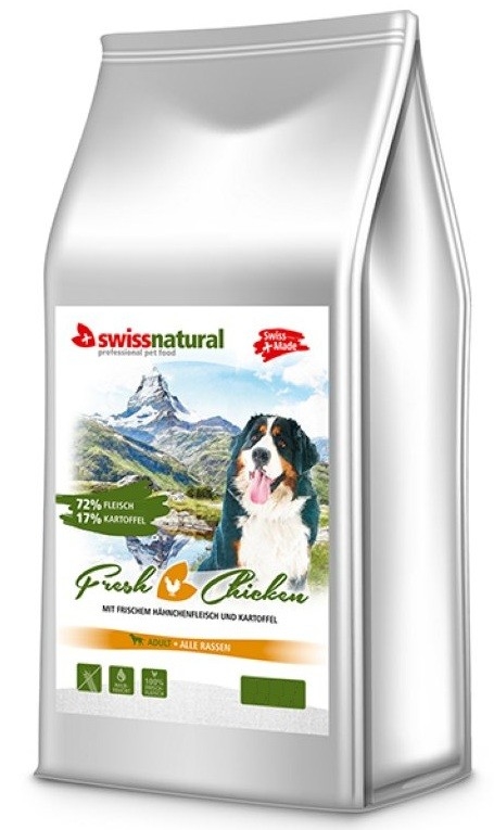 Swiss Natural Adult Fresh Chicken 5 kg, 15 kg, 140 g, 1 kg