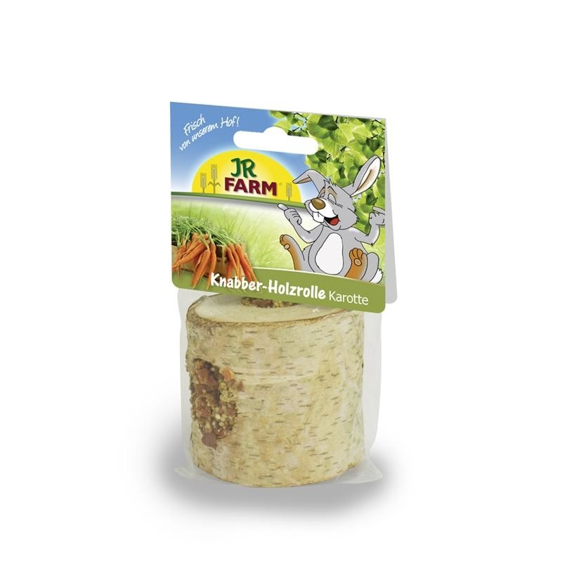 JR Farm Carrot Nibbler Wooden Roll 150 g