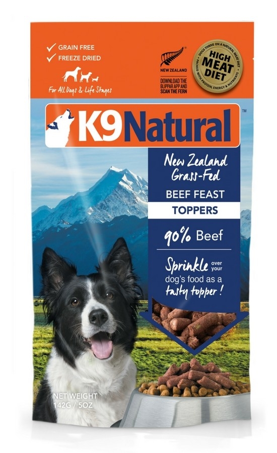 K9 Natural Topper Carne de Vaca 142 g